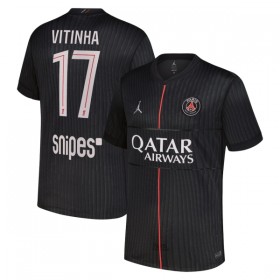 Koszulka Paris Saint-Germain Vitinha 17 Jordan Czwarty 2025-26 Koszulki Piłkarskie Krótki Rękaw