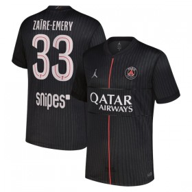 Koszulka Paris Saint-Germain Zaire-Emery 33 Jordan Czwarty 2025-26 Koszulki Piłkarskie Krótki Rękaw