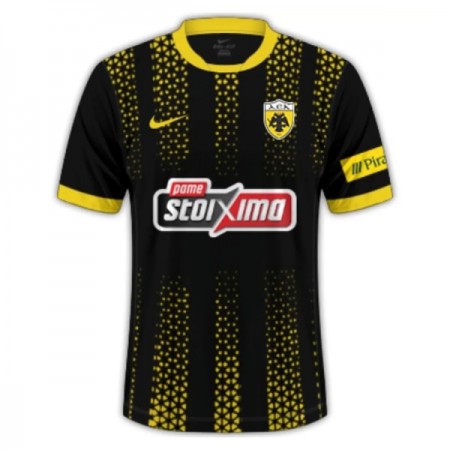 Koszulka AEK Athens Wyjazdowe 2025-26 Koszulki Piłkarskie Krótki Rękaw