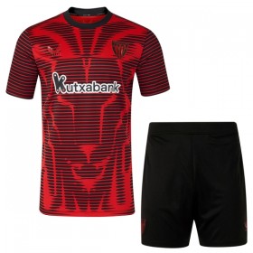 Koszulka Athletic Bilbao Dziecięcy Czwarty 2025-26 Koszulki Piłkarskie Krótki Rękaw