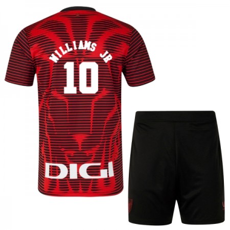 Koszulka Athletic Bilbao Williams JR 10 Dziecięcy Czwarty 2025-26 Koszulki Piłkarskie Krótki Rękaw