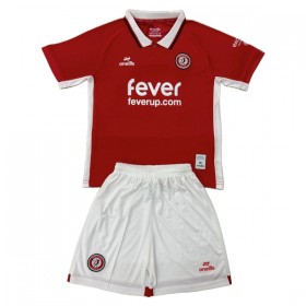 Koszulka Bristol City Dziecięcy Domowe 2025-26 Koszulki Piłkarskie Krótki Rękaw
