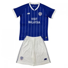 Koszulka Cardiff City Dziecięcy Domowe 2025-26 Koszulki Piłkarskie Krótki Rękaw