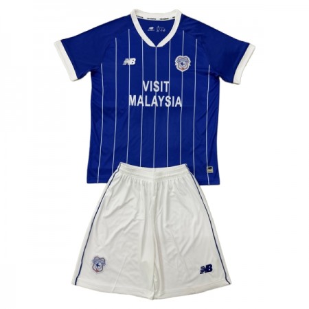 Koszulka Cardiff City Dziecięcy Domowe 2025-26 Koszulki Piłkarskie Krótki Rękaw