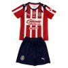 Koszulka Chivas de Guadalajara Dziecięcy Domowe 2025-26 Koszulki Piłkarskie Krótki Rękaw