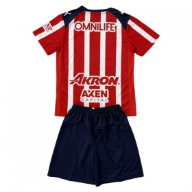 Koszulka Chivas de Guadalajara Dziecięcy Domowe 2025-26 Koszulki Piłkarskie Krótki Rękaw