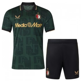 Koszulka Feyenoord Rotterdam Dziecięcy Czwarty 2025-26 Koszulki Piłkarskie Krótki Rękaw