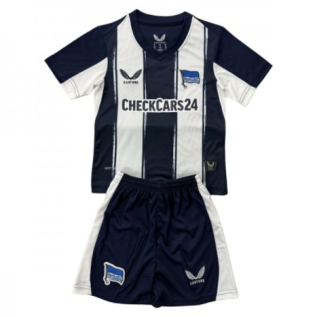 Koszulka Hertha BSC Dziecięcy Domowe 2025-26 Koszulki Piłkarskie Krótki Rękaw