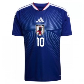Koszulka Japonia Kubo 10 Domowe MŚ 2026 Koszulki Piłkarskie Krótki Rękaw