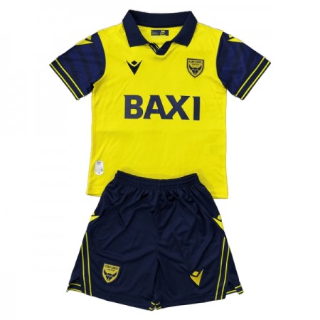 Koszulka Oxford United Dziecięcy Domowe 2025-26 Koszulki Piłkarskie Krótki Rękaw