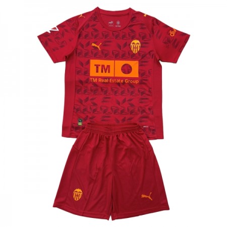 Koszulka Valencia CF Dziecięcy Wyjazdowe 2025-26 Koszulki Piłkarskie Krótki Rękaw