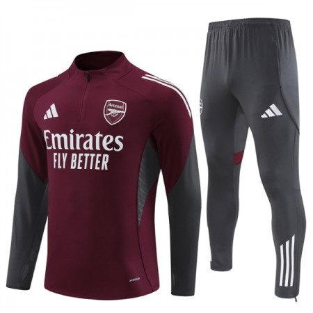 Arsenal Treningowa 2025-26 Czerwony Kvarts-Dragkedja