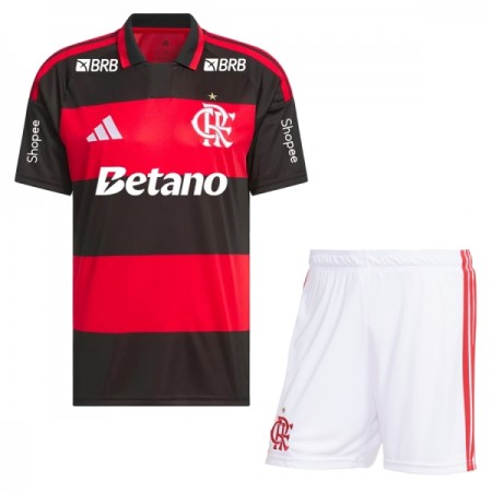Koszulka Flamengo Dziecięcy Domowe 2026-27 Koszulki Piłkarskie Krótki Rękaw