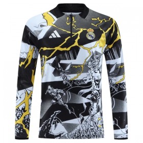 Real Madryt Marvel Treningowa 2026-27 Czarny Kvarts-Dragkedja