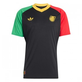 Koszulka Jamaica Pre-Match MŚ 2026 Czarny Koszulki Piłkarskie Krótki Rękaw
