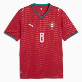 Koszulka Portugalia B. Fernandes 8 Domowe MŚ 2026 Koszulki Piłkarskie Krótki Rękaw
