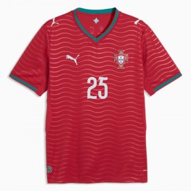 Koszulka Portugalia Nuno Mendes 25 Domowe MŚ 2026 Koszulki Piłkarskie Krótki Rękaw