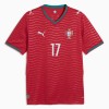 Koszulka Portugalia Rafael Leao 17 Domowe MŚ 2026 Koszulki Piłkarskie Krótki Rękaw