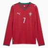 Koszulka Portugalia Ronaldo 7 Domowe MŚ 2026 Koszulki Piłkarskie Długi Rękaw