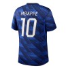 Koszulka Francja Mbappé 10 Dziecięcy Domowe MŚ 2026 Koszulki Piłkarskie Krótki Rękaw