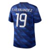 Koszulka Francja Theo Hernandez 19 Domowe MŚ 2026 Koszulki Piłkarskie Krótki Rękaw