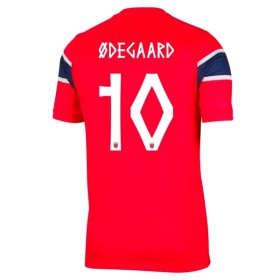 Koszulka Norwegia Odegaard 10 Domowe MŚ 2026 Koszulki Piłkarskie Krótki Rękaw