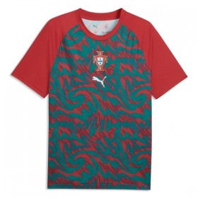Koszulka Portugalia Pre-Match MŚ 2026 Czerwony Koszulki Piłkarskie Krótki Rękaw