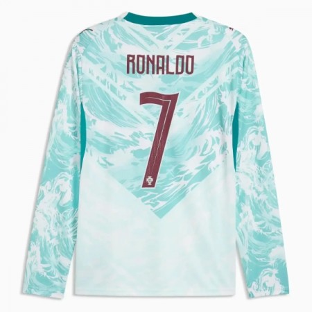 Koszulka Portugalia Ronaldo 7 Wyjazdowe MŚ 2026 Koszulki Piłkarskie Długi Rękaw