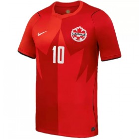 Koszulka Kanada J. David 10 Domowe MŚ 2026 Koszulki Piłkarskie Krótki Rękaw