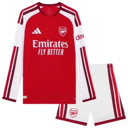 Koszulka Arsenal Dziecięcy Domowe 2026-27 Koszulki Piłkarskie Długi Rękaw
