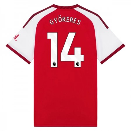 Koszulka Arsenal Gyokeres 14 Domowe 2026-27 Koszulki Piłkarskie Krótki Rękaw