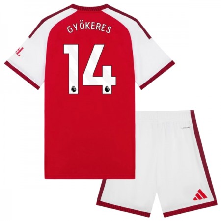 Koszulka Arsenal Gyokeres 14 Dziecięcy Domowe 2026-27 Koszulki Piłkarskie Krótki Rękaw