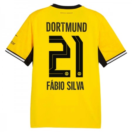 Koszulka Borussia Dortmund Fabio Silva 21 Domowe 2026-27 Koszulki Piłkarskie Krótki Rękaw