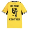 Koszulka Borussia Dortmund N. Schlotterbeck 4 Domowe 2026-27 Koszulki Piłkarskie Krótki Rękaw