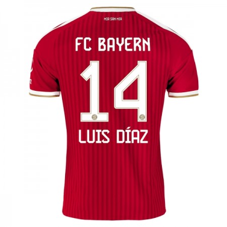 Koszulka FC Bayern Monachium Luis Diaz 14 Domowe 2026-27 Koszulki Piłkarskie Krótki Rękaw