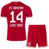 Koszulka FC Bayern Monachium Luis Diaz 14 Dziecięcy Domowe 2026-27 Koszulki Piłkarskie Krótki Rękaw