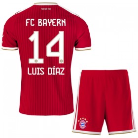 Koszulka FC Bayern Monachium Luis Diaz 14 Dziecięcy Domowe 2026-27 Koszulki Piłkarskie Krótki Rękaw