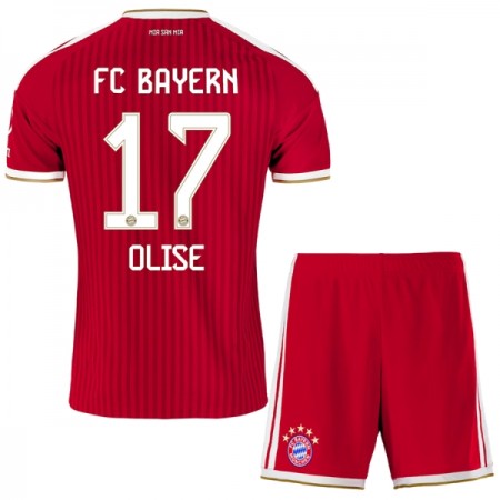 Koszulka FC Bayern Monachium Olise 17 Dziecięcy Domowe 2026-27 Koszulki Piłkarskie Krótki Rękaw