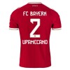 Koszulka FC Bayern Monachium Upamecano 2 Domowe 2026-27 Koszulki Piłkarskie Krótki Rękaw