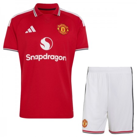 Koszulka Manchester United Dziecięcy Domowe 2026-27 Koszulki Piłkarskie Krótki Rękaw