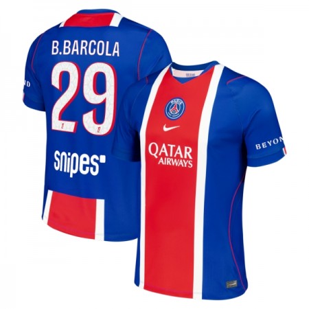 Koszulka Paris Saint-Germain Bradley Barcola 29 Domowe 2026-27 Koszulki Piłkarskie Krótki Rękaw