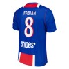 Koszulka Paris Saint-Germain Fabian 8 Dziecięcy Domowe 2026-27 Koszulki Piłkarskie Krótki Rękaw