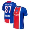 Koszulka Paris Saint-Germain Joao Neves 87 Domowe 2026-27 Koszulki Piłkarskie Krótki Rękaw