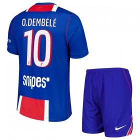 Koszulka Paris Saint-Germain O. Dembele 10 Dziecięcy Domowe 2026-27 Koszulki Piłkarskie Krótki Rękaw
