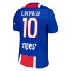 Koszulka Paris Saint-Germain O. Dembele 10 Dziecięcy Domowe 2026-27 Koszulki Piłkarskie Krótki Rękaw