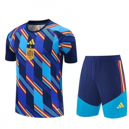 Koszulka Hiszpania Pre-Match Dziecięcy MŚ 2026 Koszulki Piłkarskie Krótki Rękaw