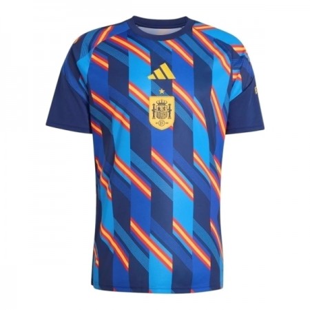 Koszulka Hiszpania Pre-Match MŚ 2026 Koszulki Piłkarskie Krótki Rękaw