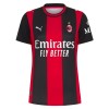 Koszulka AC Milan Damska Domowe 2026-27 Koszulki Piłkarskie Krótki Rękaw