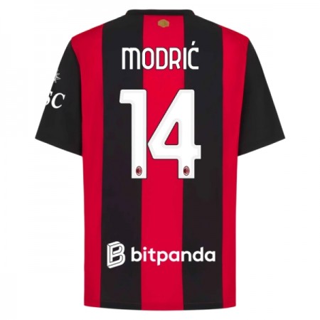 Koszulka AC Milan Modrić 14 Domowe 2026-27 Koszulki Piłkarskie Krótki Rękaw