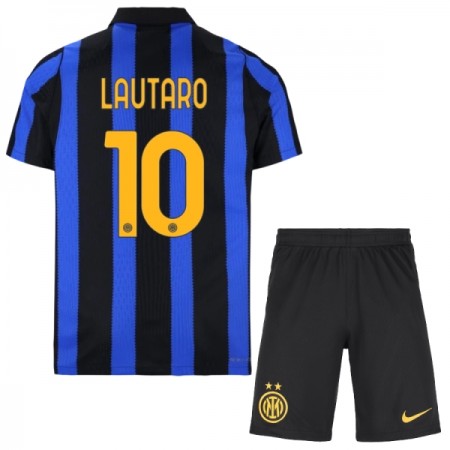 Koszulka Inter Mediolan Lautaro 10 Dziecięcy Domowe 2026-27 Koszulki Piłkarskie Krótki Rękaw